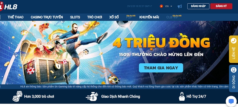 HL8 – Nhà cái HL8: Siêu nhà cái trên thị trường