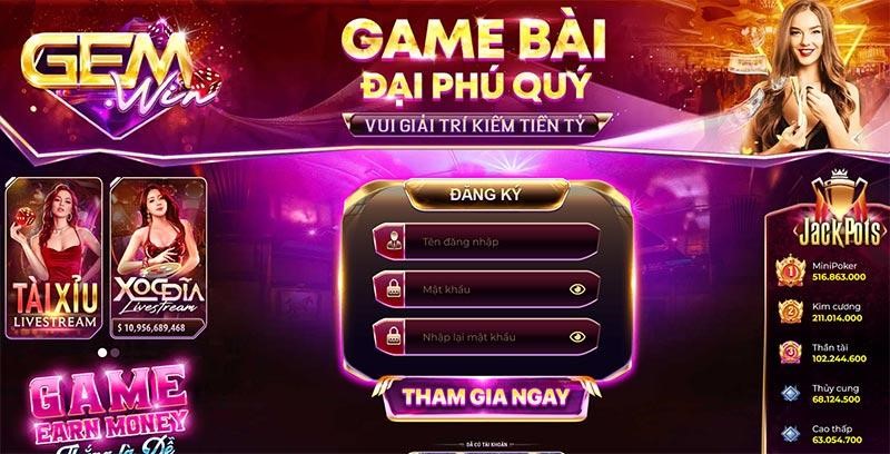 Game bài phú quý GemWin - Cập nhật Link tải cổng game mới nhất